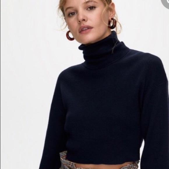 Aritzia Wilfred Rebecca sweater cropped turtleneck - Picture 4 of 4